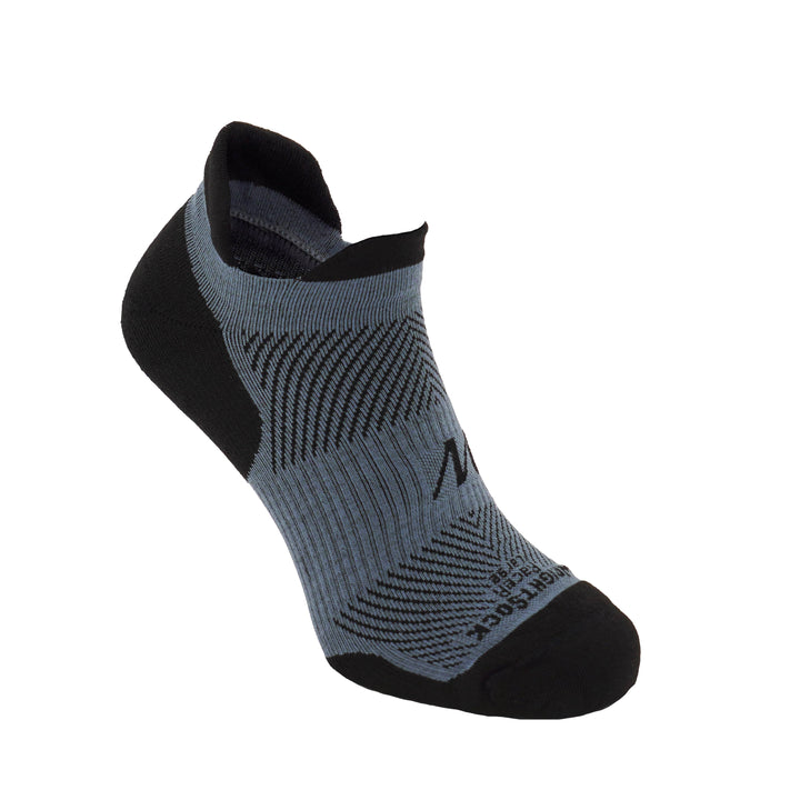 Racer, Tab length, Grey sock.