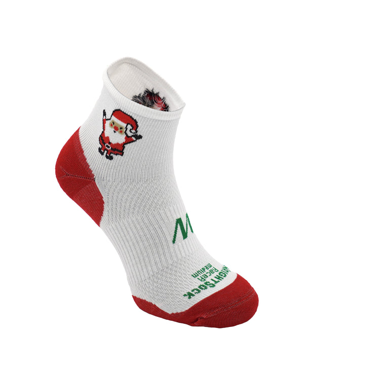 Racer, Quarter length, Christmas colors with Santa.