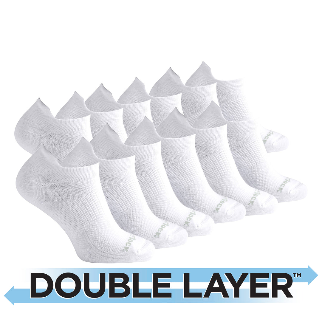 Coolmesh 6 pack white socks